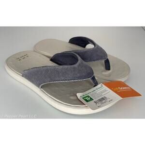 Flip Flop Thong Sandal Blue Womens 7 Kids 5 Soft Science Skiff 2.0 Canvas